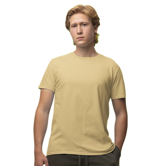 Unisex T-shirt - Beige (Plain)