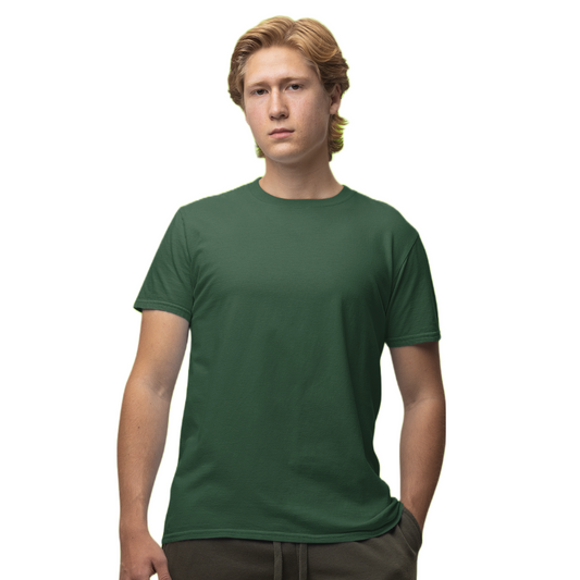 Unisex T-shirt - Bottle Green (Plain)