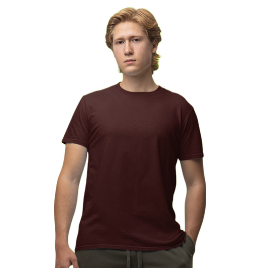 Unisex T-shirt - Maroon (Plain)