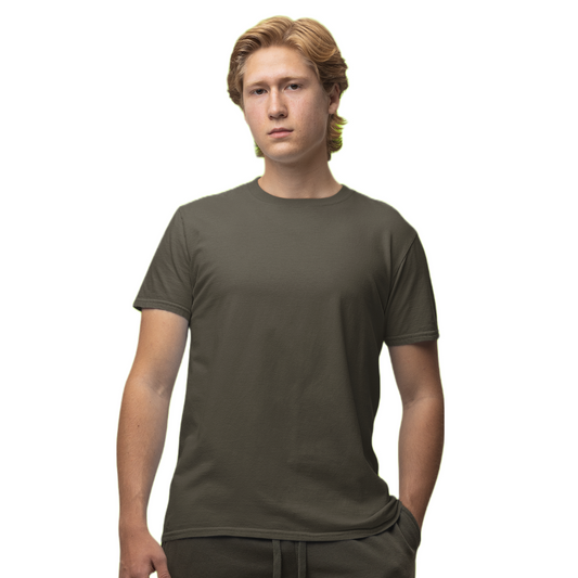 Unisex T-shirt - Olive Green (Plain)